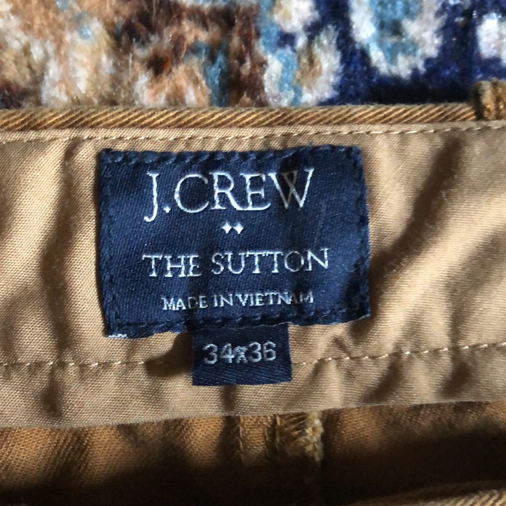 J. Crew Sutton Pants. Good shape. 34x36. - Picture 2 of 5